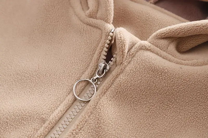 Conjunto Inverno acolchoado com Capuz e Veludo