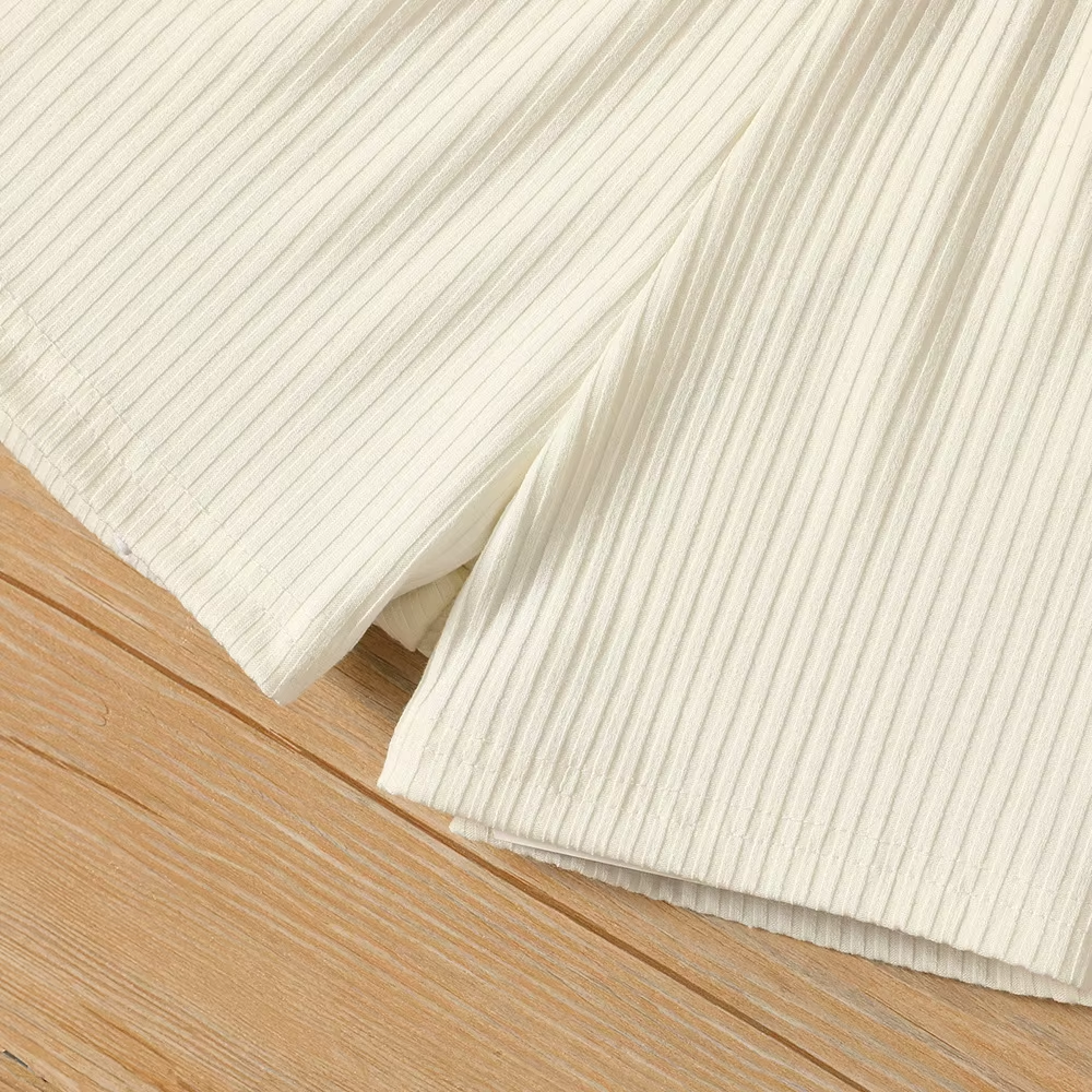 Macacão de Verão para Bebê Menina com Cinto e Manga Curta