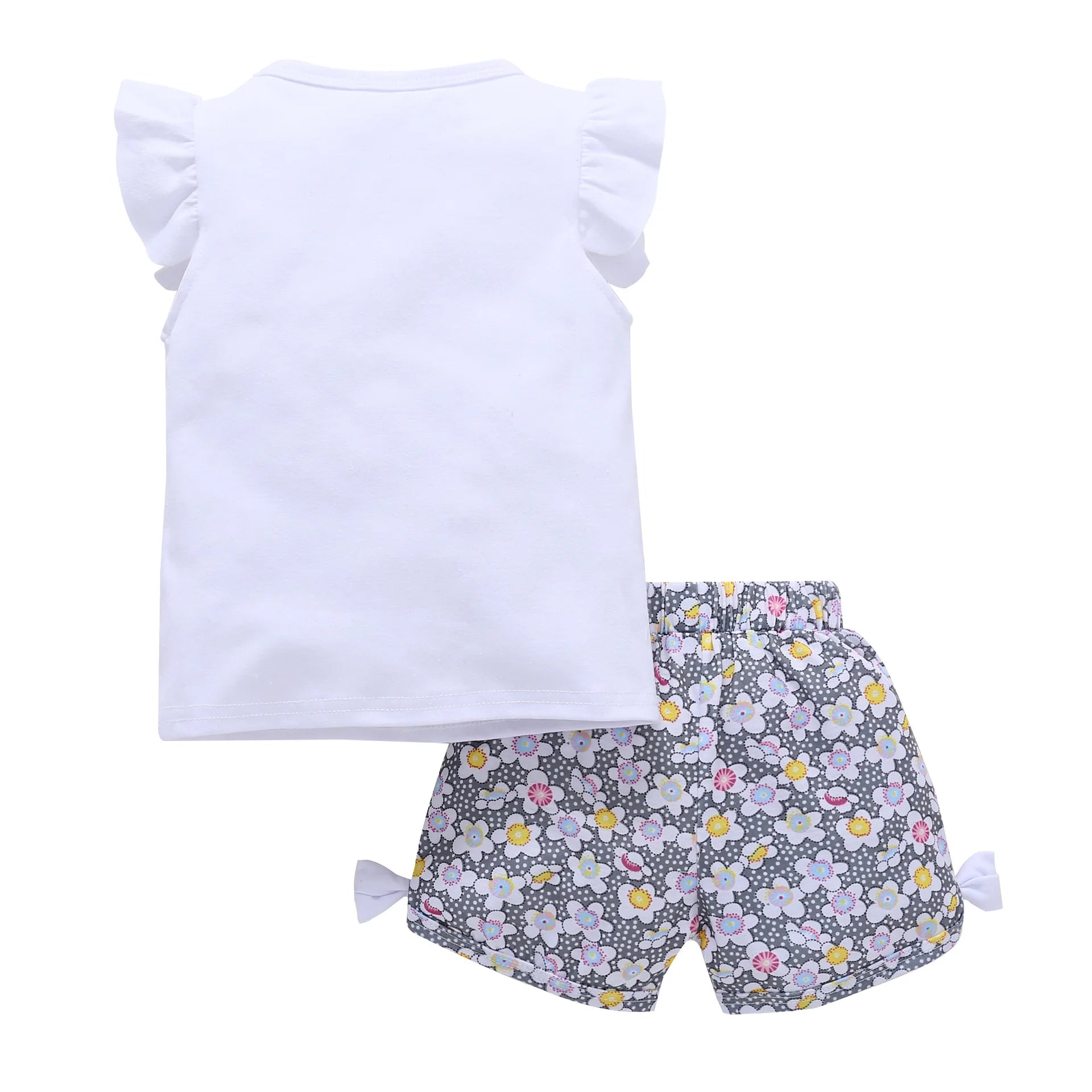 Conjunto Verão Bebê Menina - Camiseta e Shorts Pirulito