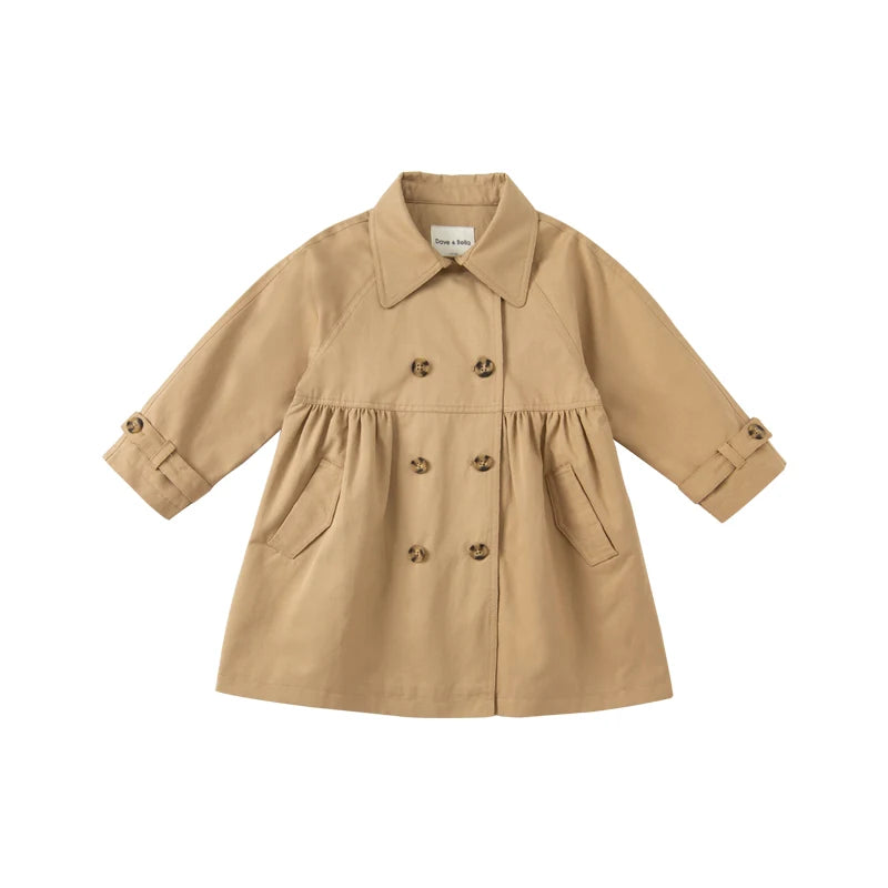 Casaco Outuno Inverno Infantil Menina, este casaco infantil é perfeito para o outono e o inverno! Seu estilo sobretudo garante proteção contra o frio, mantendo sua filha aquecida e confortável. Um item essencial para o guarda-roupa de qualquer menina.