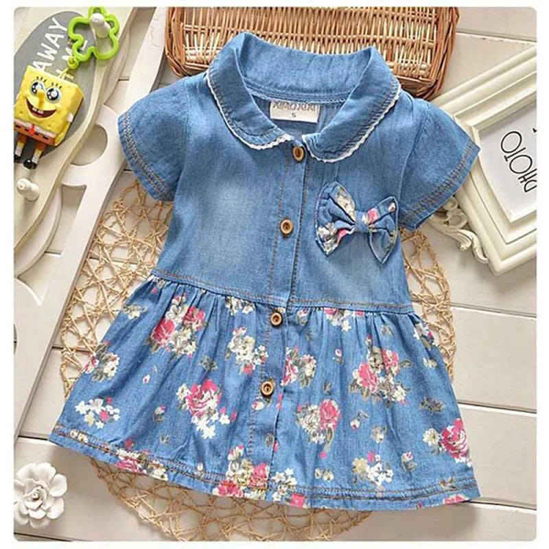 Vestido Infantil com Estampa Floral