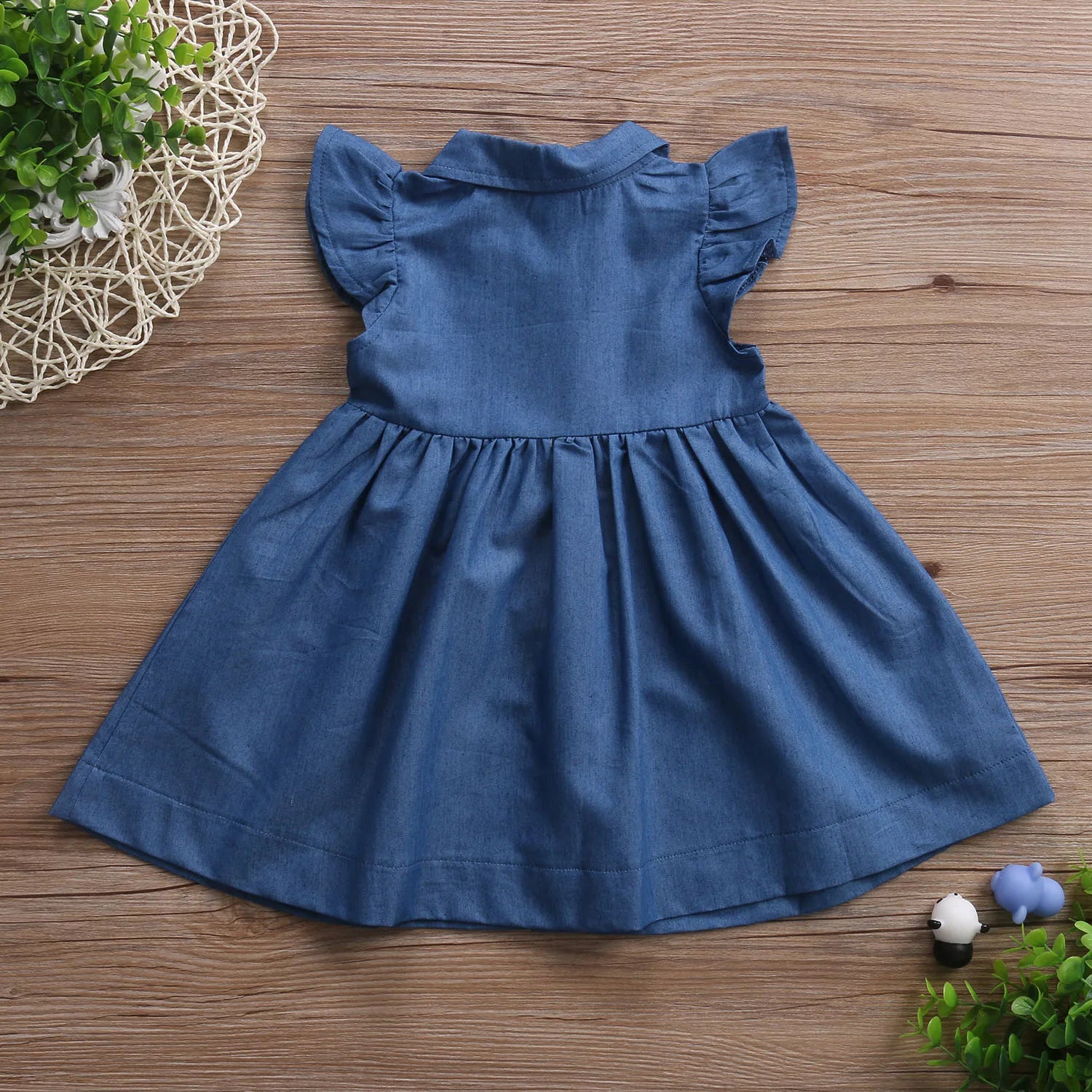 Vestido Fofo de Mangas Curtas