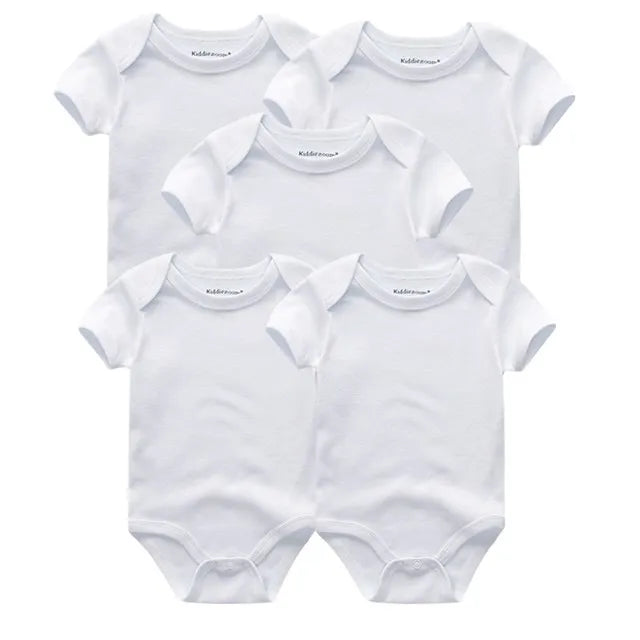 Kit com 5 peças Body Menino Menina