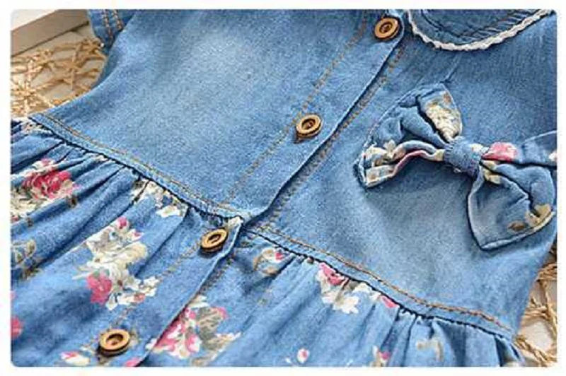 Vestido Infantil com Estampa Floral