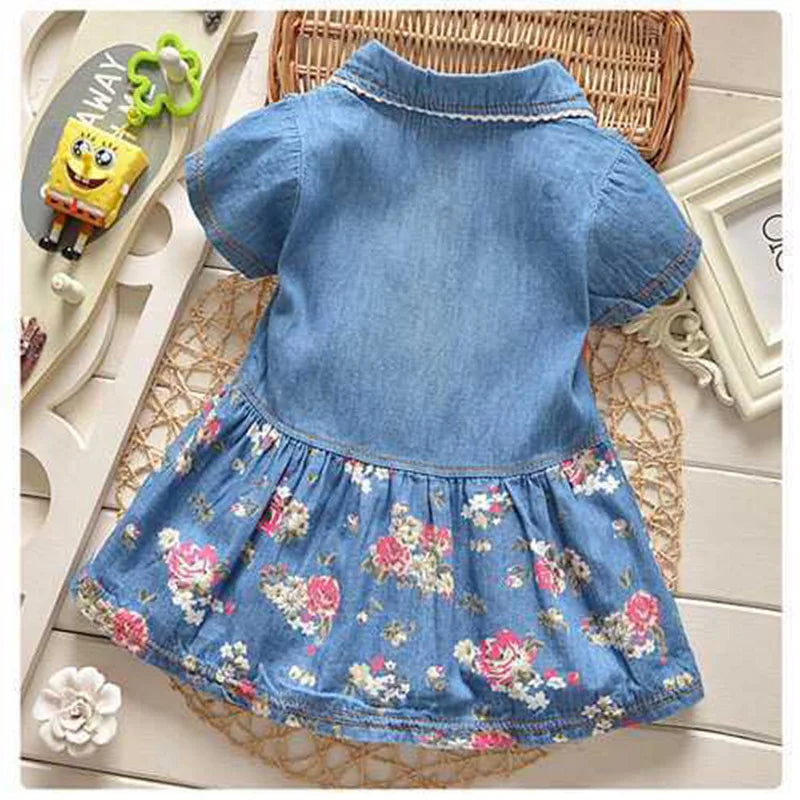 Vestido Infantil com Estampa Floral