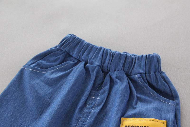 Conjunto Infantil Bombeiros - Camisa Estampada e Shorts (2 Peças)