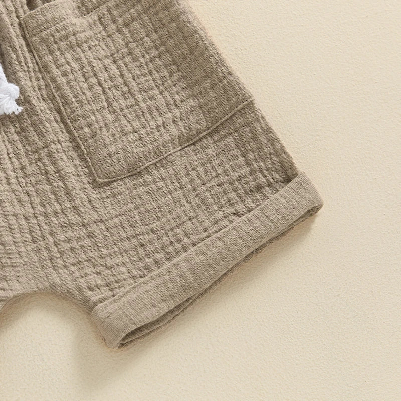 Conjunto Meninos Camiseta Ursinhos e Bermuda
