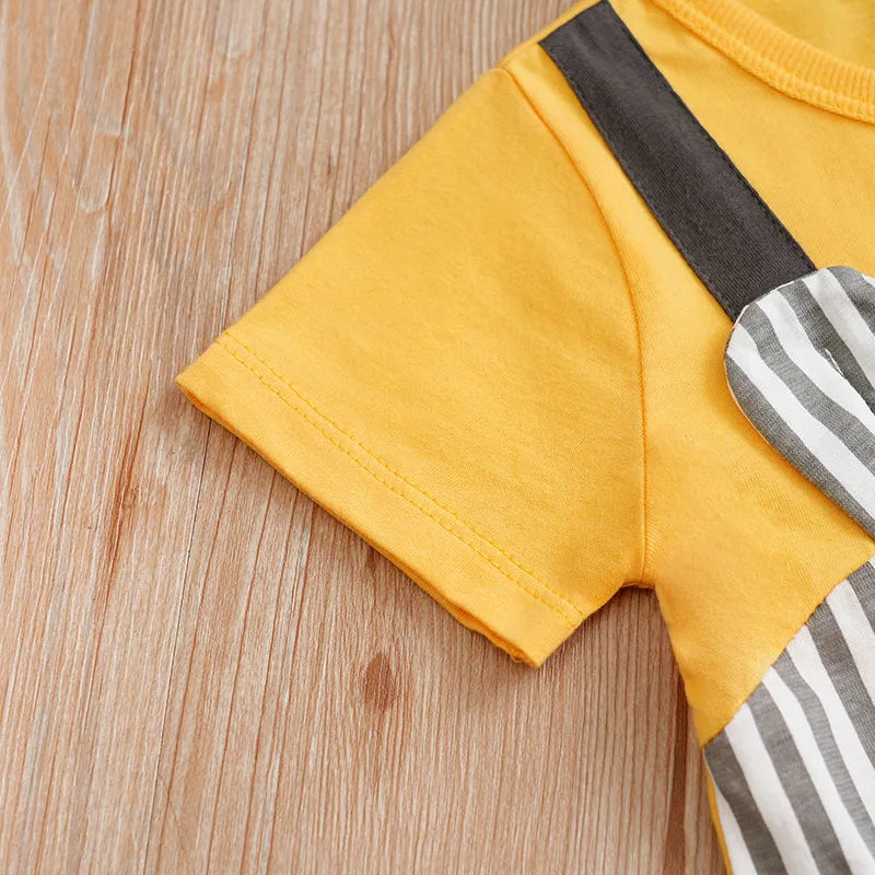 Bodysuit de Algodão com Estampa de Ratinho - Unissex e Confortável