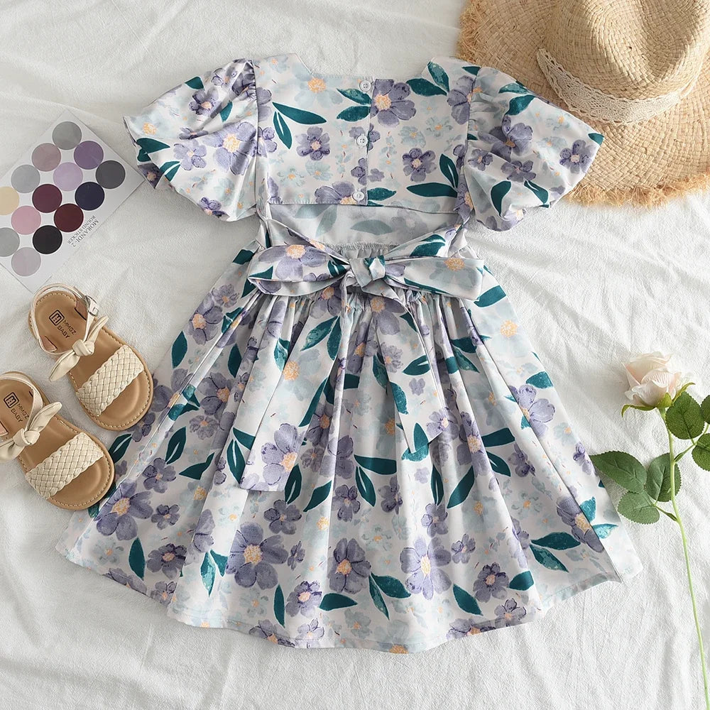 Vestido Princesa Xadrez Rosa Lolita Infantil