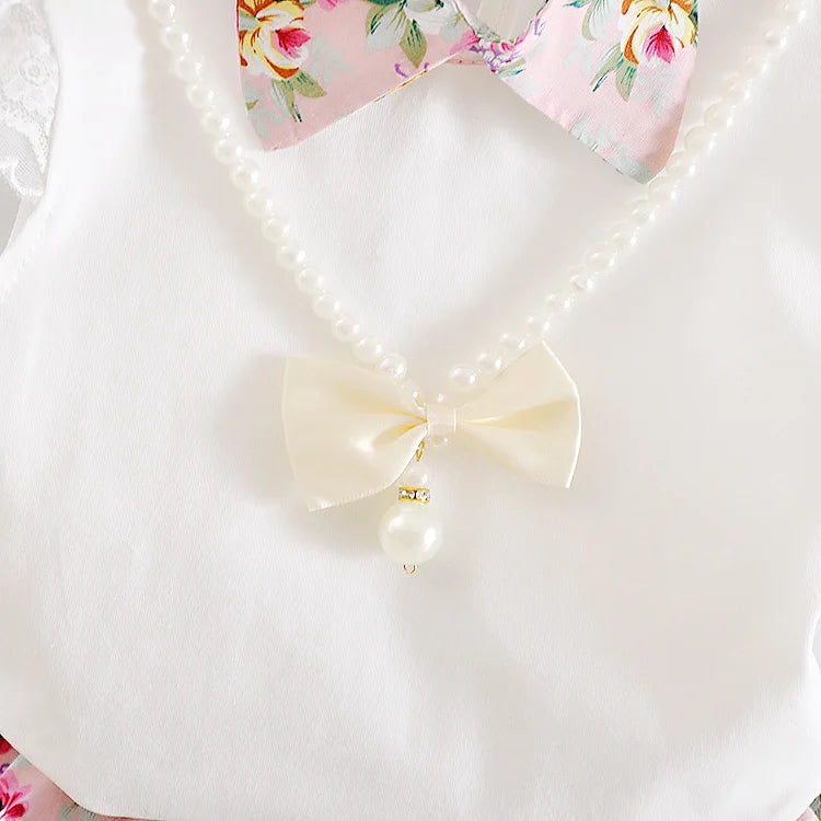 Vestido Princesa Verão Infantil - Conjunto 2 Peças