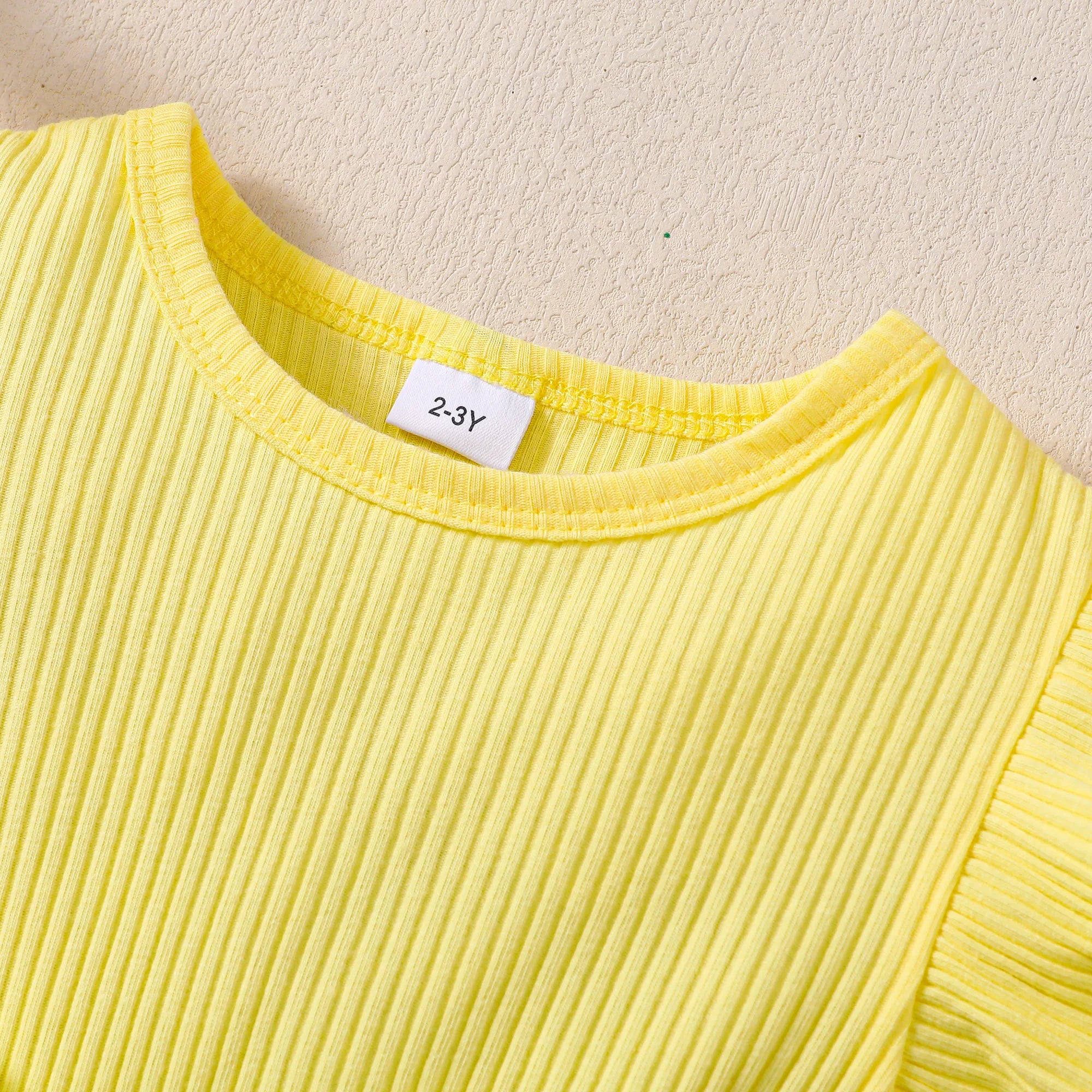 Vestido de Princesa Floral Amarelo para Bebê - Verão