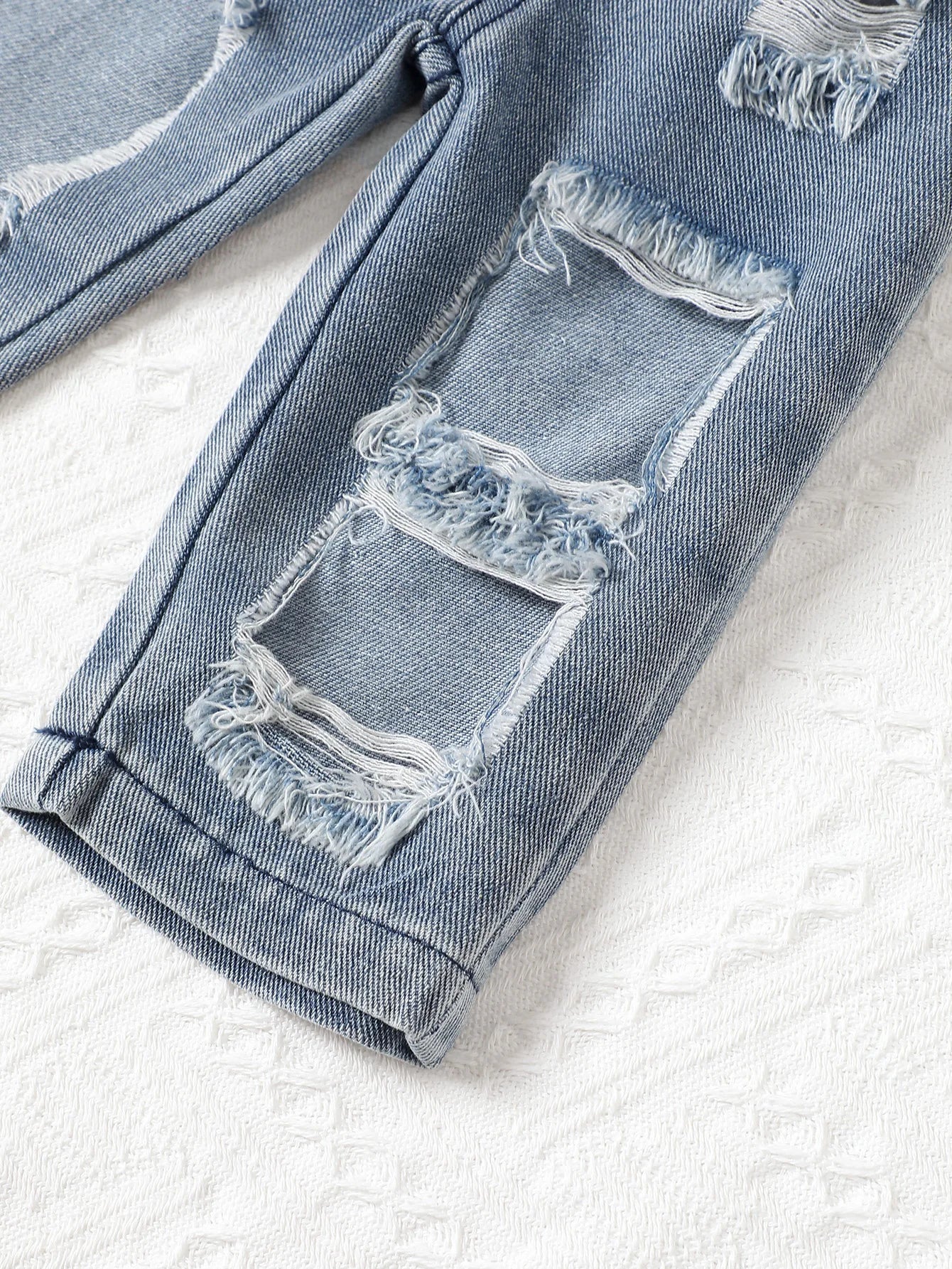 Conjunto Bebê Menina - Blusa Ombro a Ombro e Calça Jeans (2 Peças)