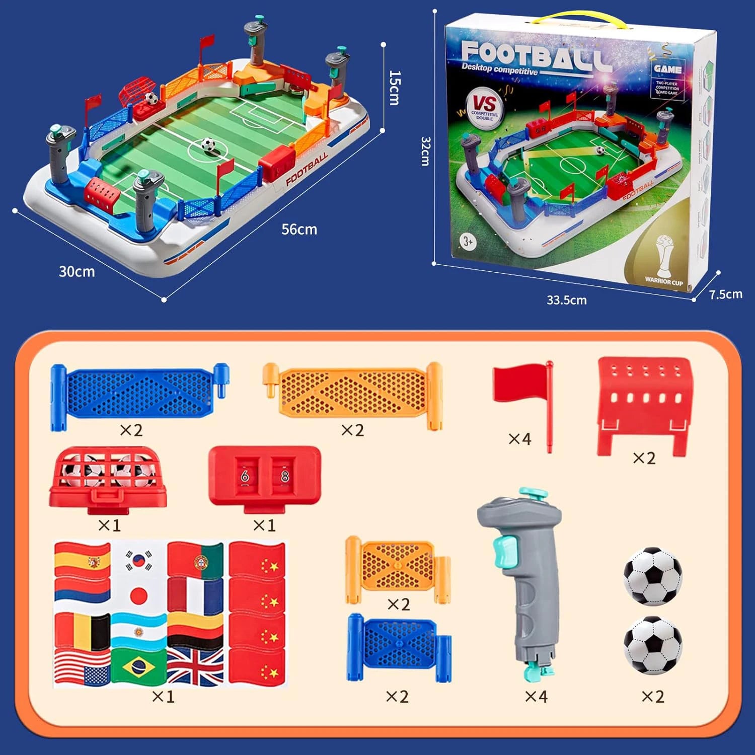 Mini Jogo de Pebolim Infantil - Diversão para Família