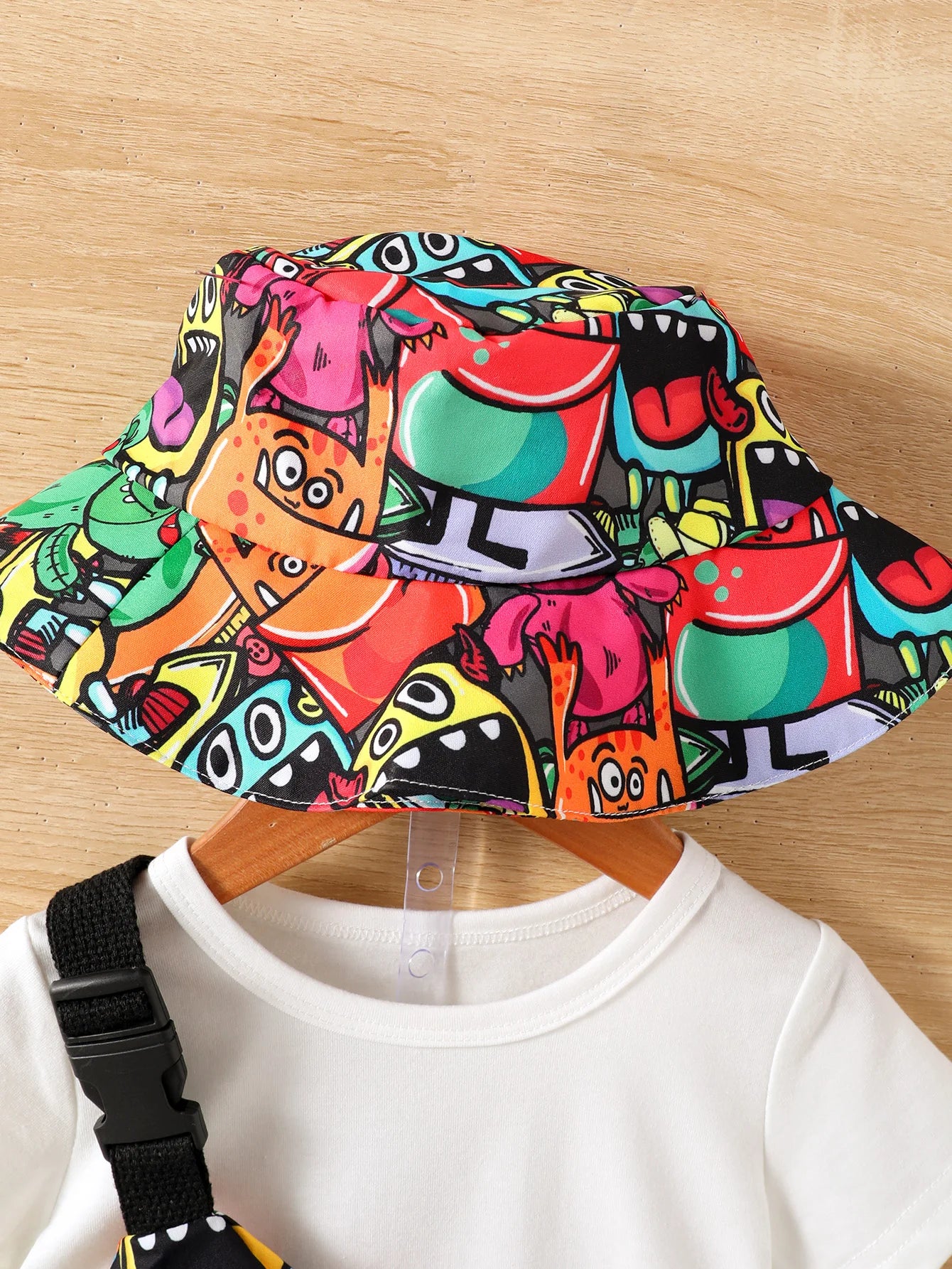 Conjunto Verão Infantil 4 Peças - Estampa Divertida