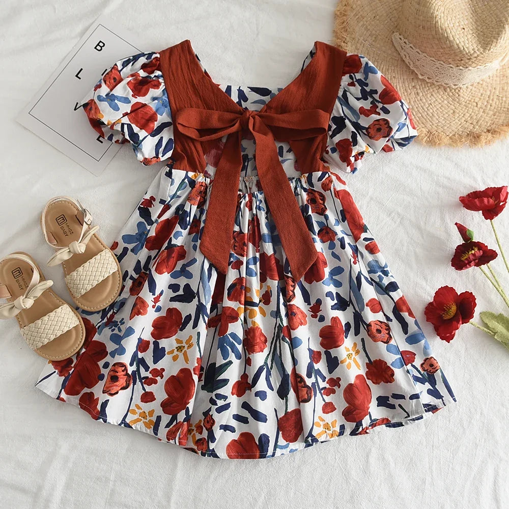 Vestido Princesa Xadrez Rosa Lolita Infantil