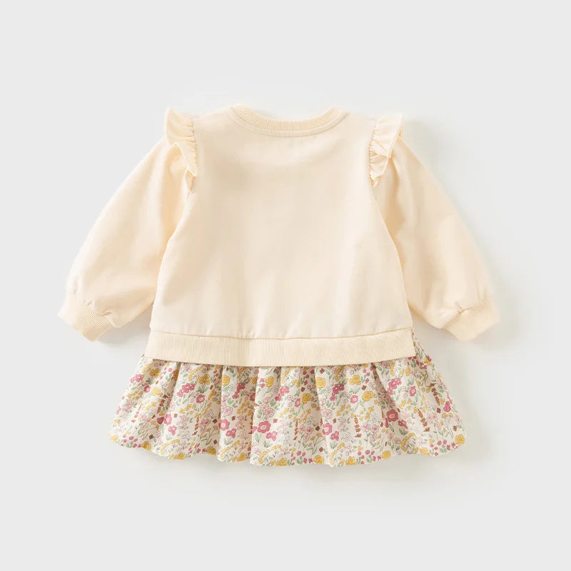 Moletom e vestido 2 em 1 Floral