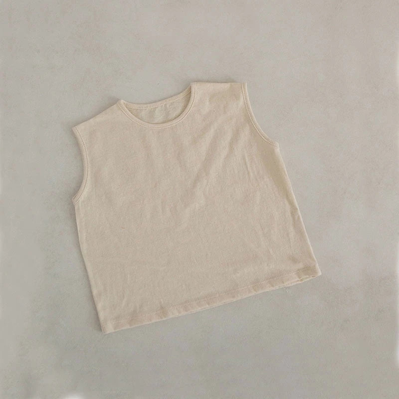 Conjunto Soft Verão Para Bebês Sem Mangas