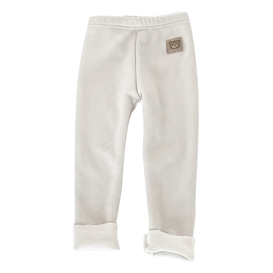 Calça Legging Infantil Quente para Outono e Inverno - Unissex