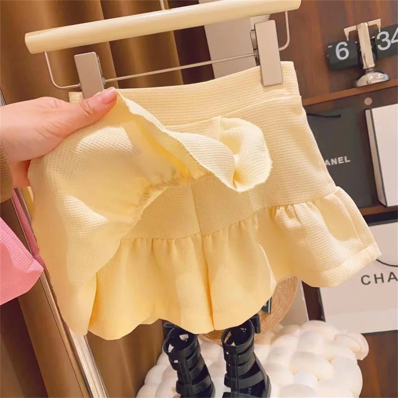 Conjunto Infantil Feminino Verão - Camisa e Shorts