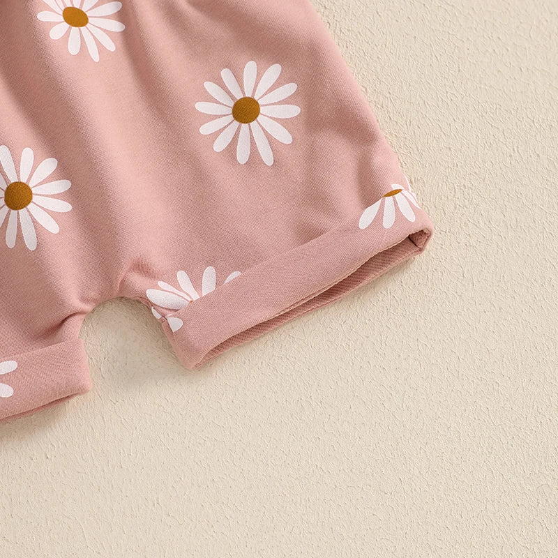 Conjunto Bebê Menina - Camiseta Mama's Girl e Shorts Margarida