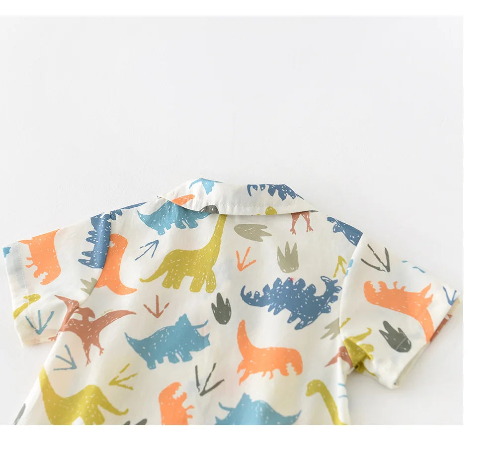 Macacão Curto de Dinossauro