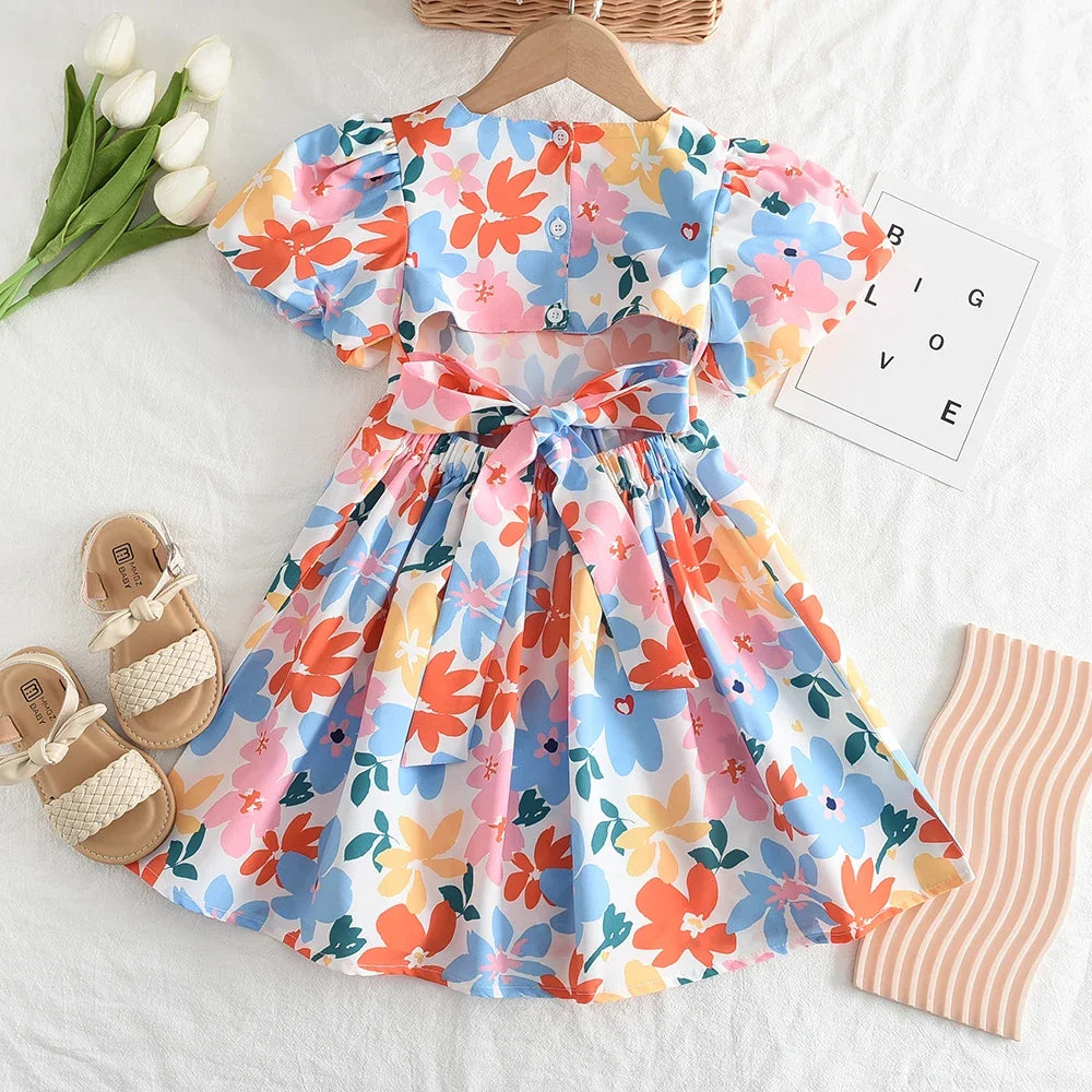Vestido Princesa Xadrez Rosa Lolita Infantil