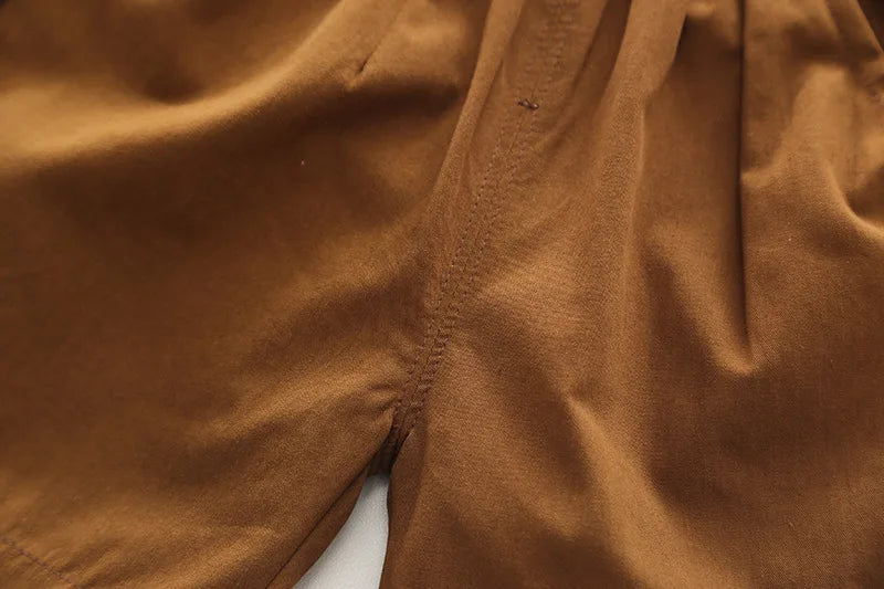 Conjunto roupa infantil para bebê meninos camisa e bermuda