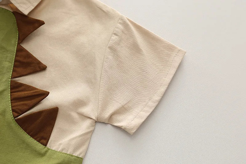 Conjunto roupa infantil para bebê meninos camisa e bermuda