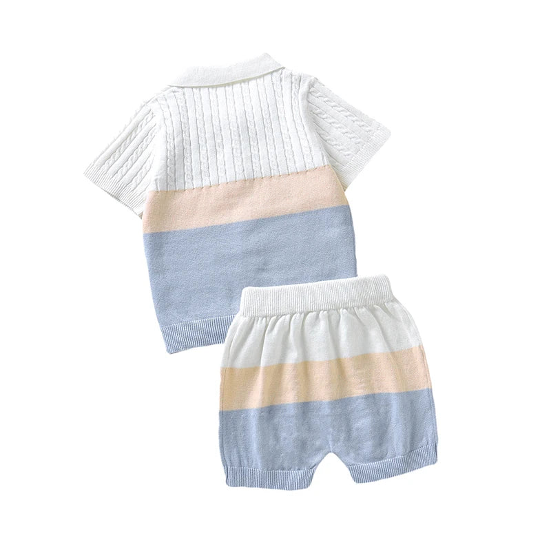 Conjunto Infantil de Algodão - Camiseta e Shorts