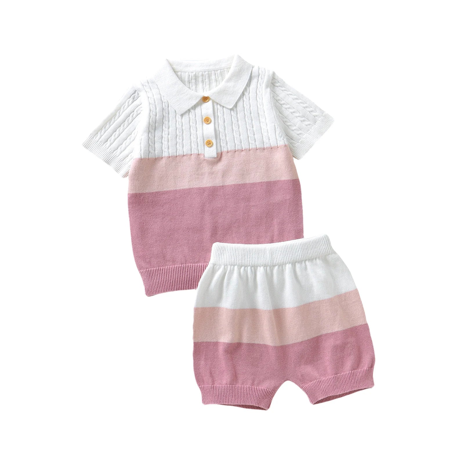 Roupas de Algodão do bebê Set para Recém-nascido Infantil Crianças Meninos Verão Algodão Camisetas de Manga Curta + Shorts Ternos Esportivos 0-18m Toddler Outfit
