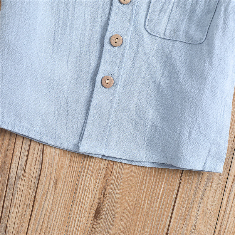 Conjunto Roupa Infantil Verão Social Meninos