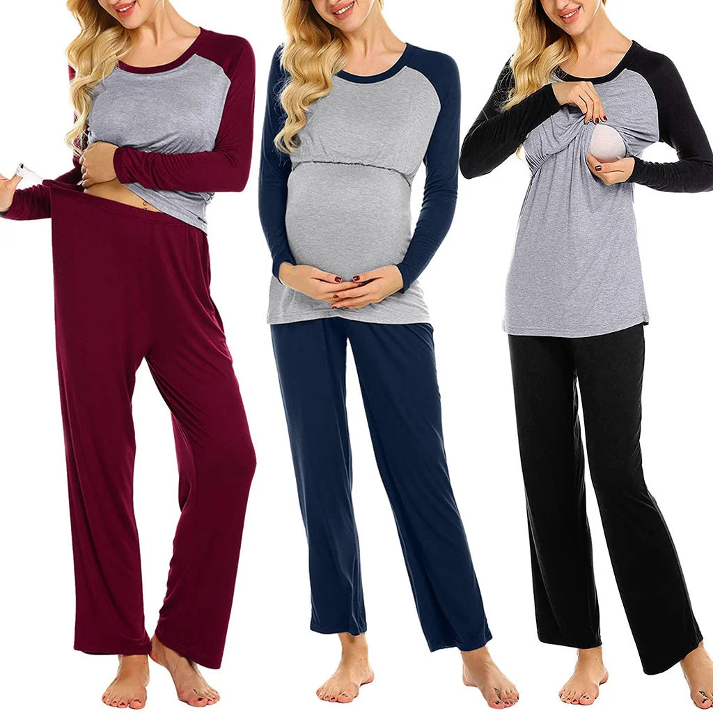 Pijama para Maternidade de Inverno