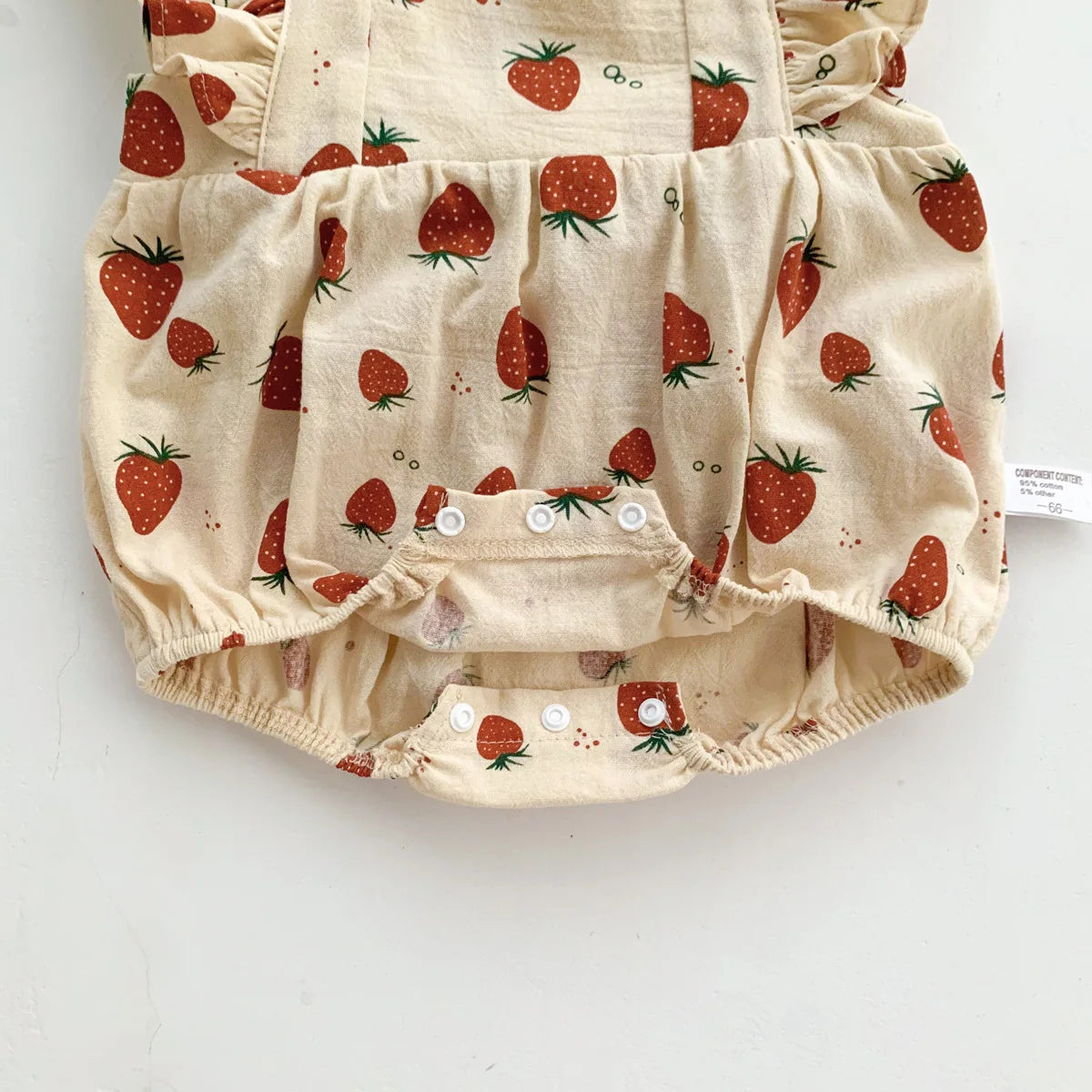 Macacão Bebê Princesa Morango