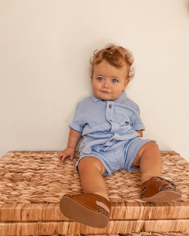 Conjunto Roupa Infantil Verão Social Meninos