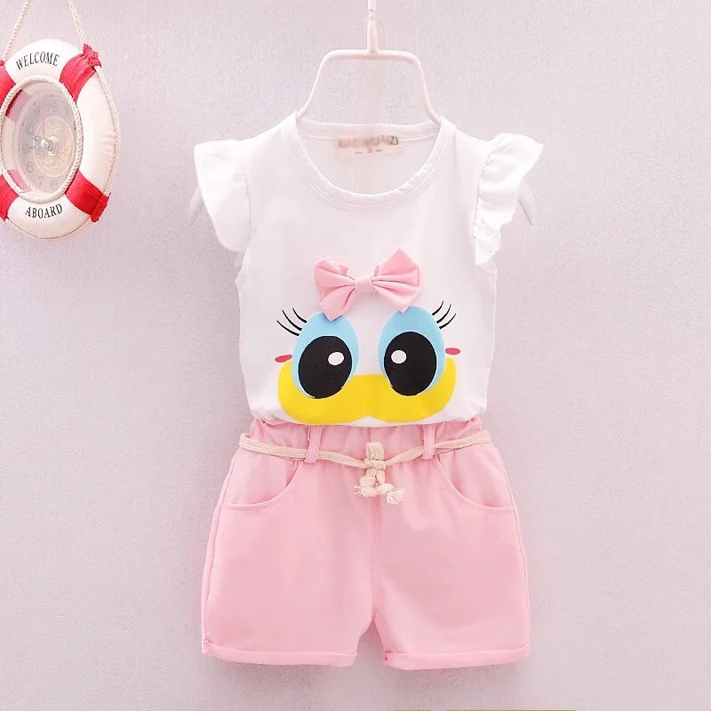 Conjunto Infantil de Colete e Shorts - Moda Verão