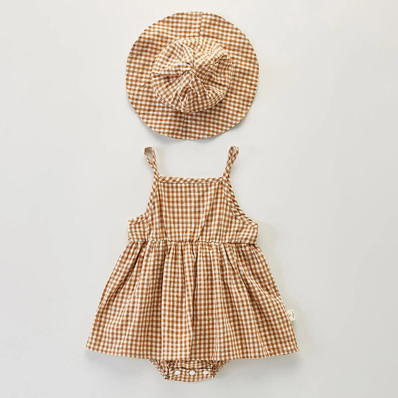 Conjunto vestido e chapéu Baby Girl
