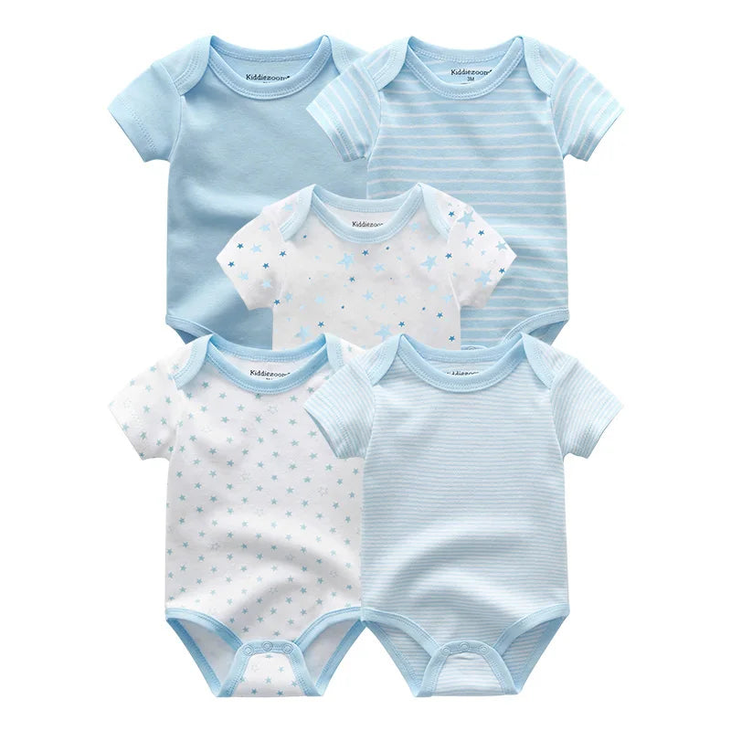 Kit com 5 peças Body Menino Menina