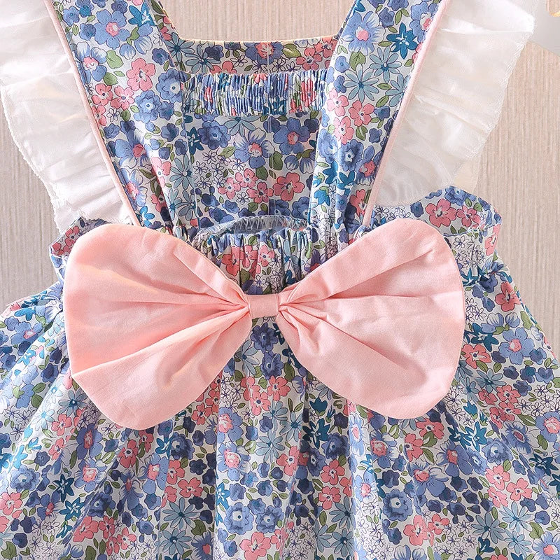 Vestido Princesa Bebê com Arco Grande - Verão