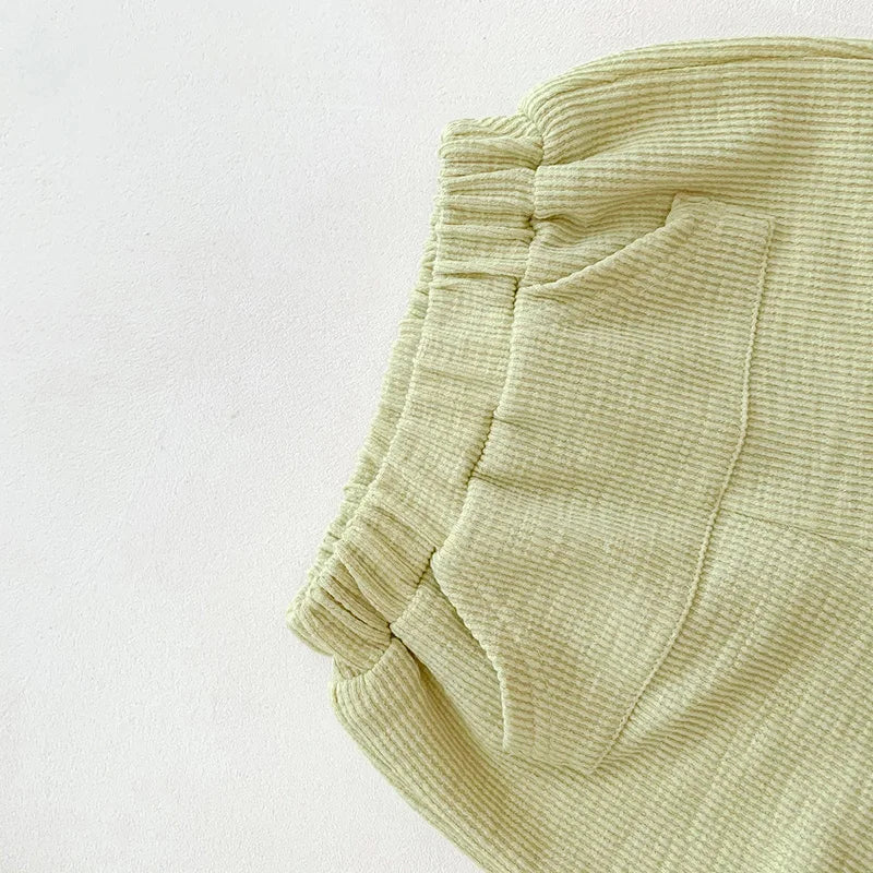 Conjunto Roupa Infantil com Bolso de Ursinho