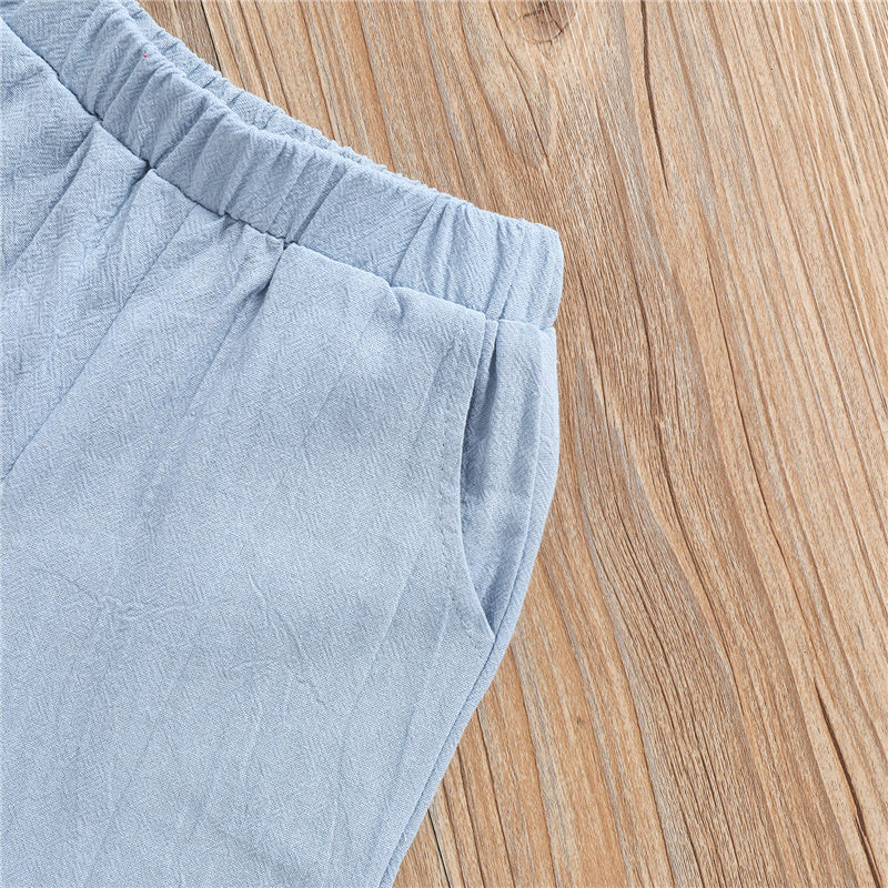 Conjunto Roupa Infantil Verão Social Meninos