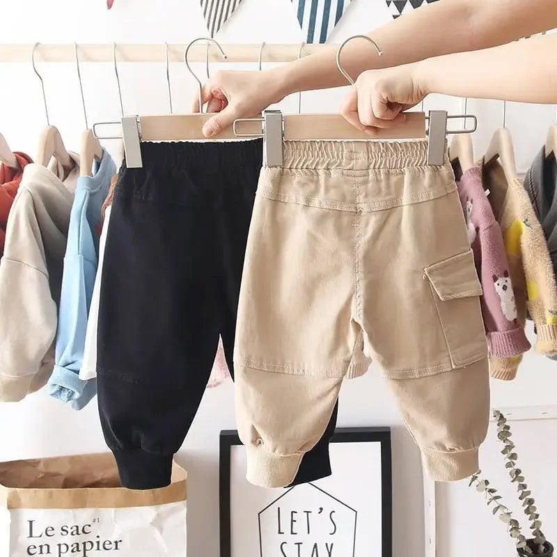 Calças Cargo Infantis - Estilo Casual para Meninos