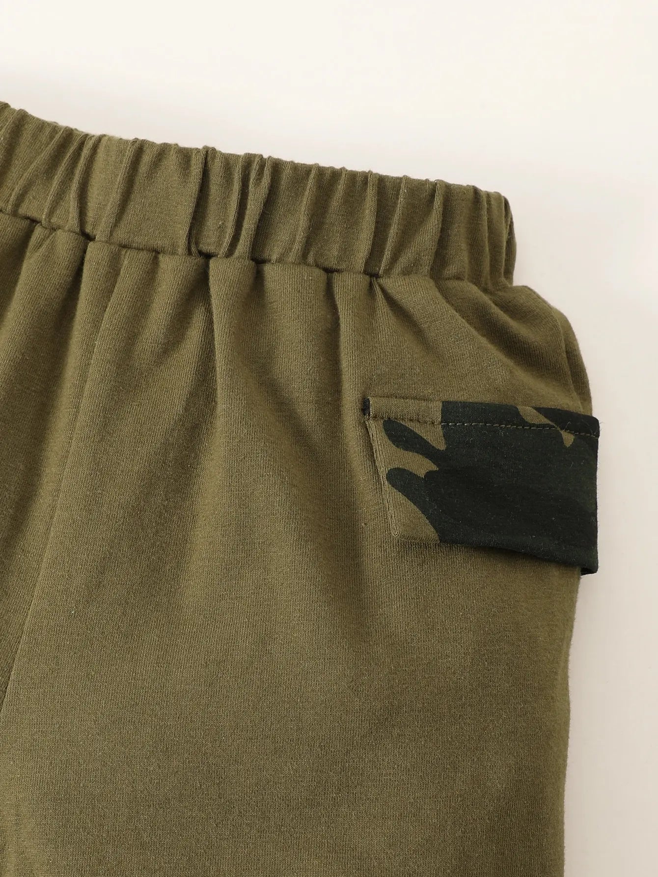 Conjunto Camuflado Infantil - Camiseta e Shorts Verão