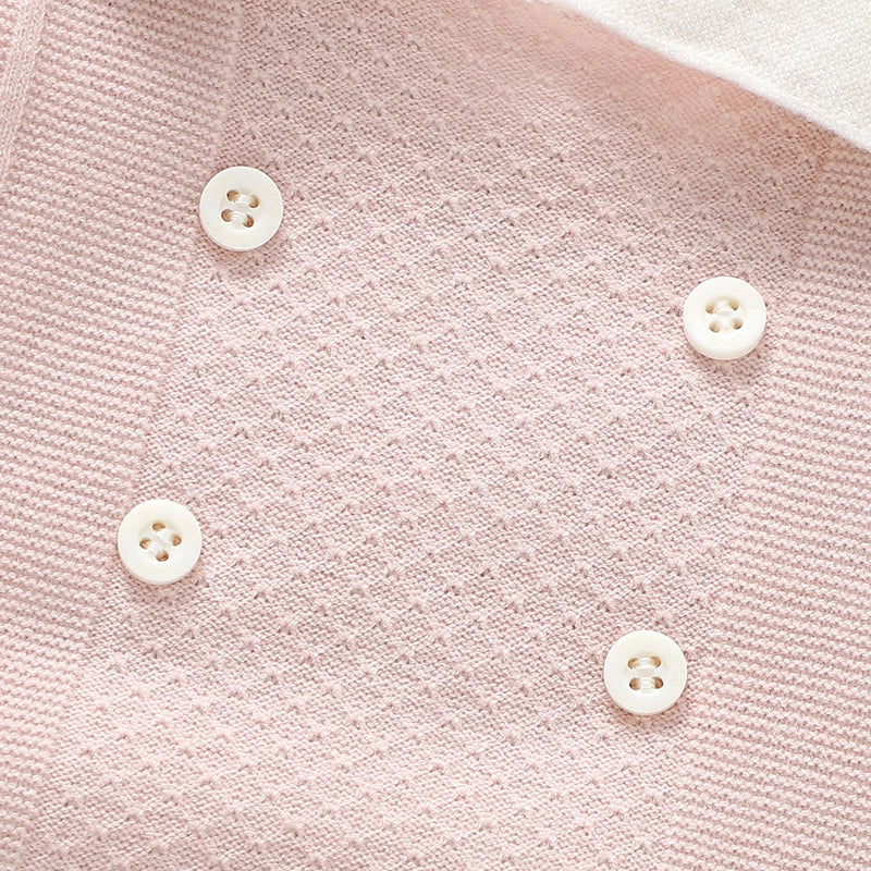 Macacão de Malha Manga Curta para Bebês - Estilo Casual