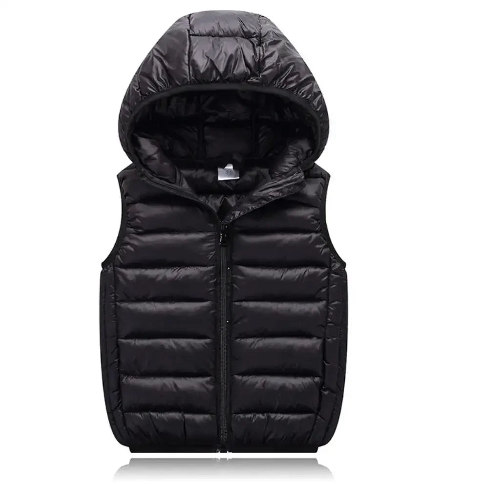 Colete Infantil com Capuz para Inverno