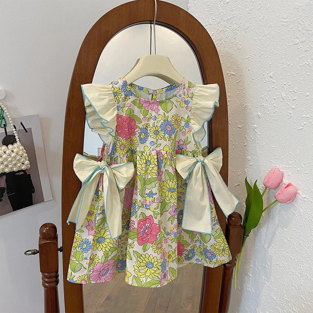 Vestido Princesa Xadrez Rosa Lolita Infantil