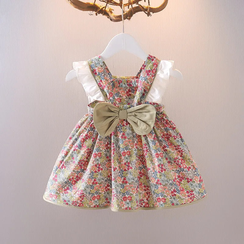 Vestido Princesa Bebê com Arco Grande - Verão