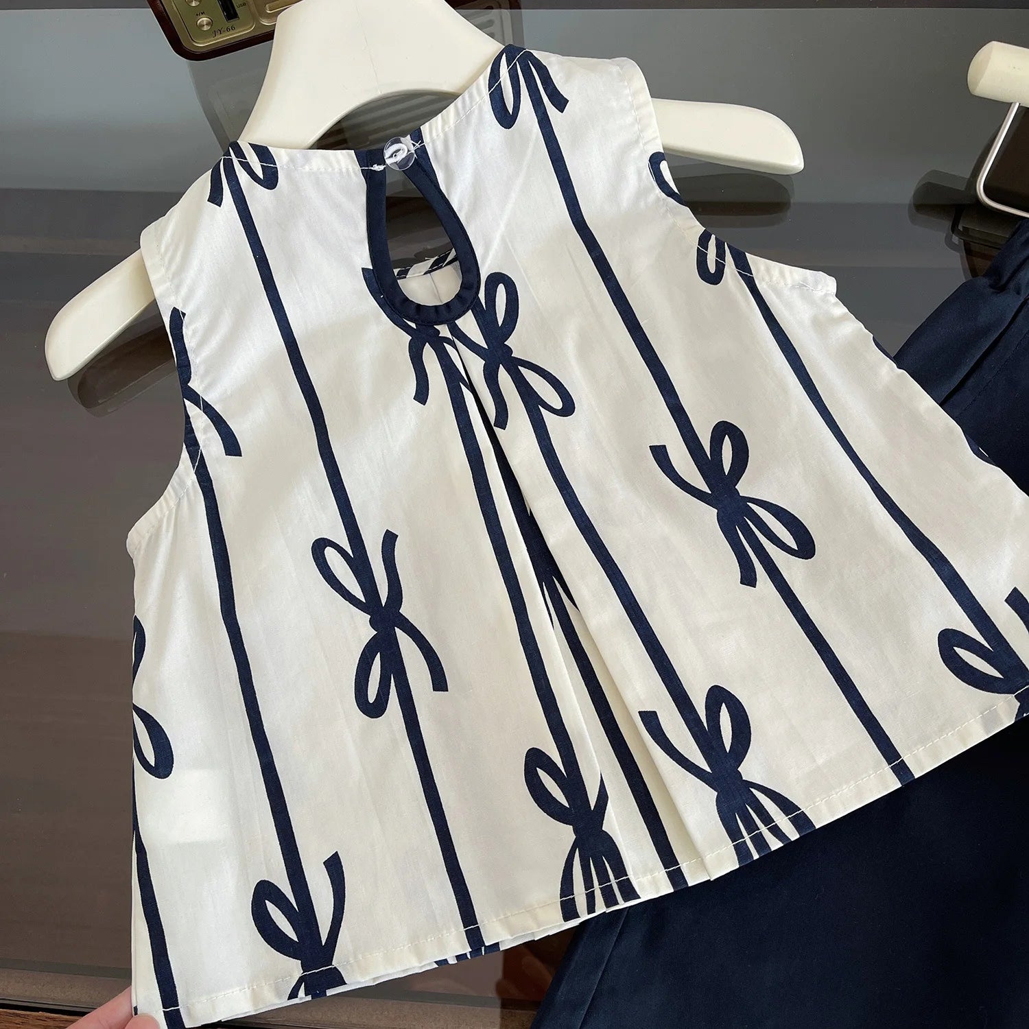 Conjunto Infantil Feminino Estampado com Calça Pantalona