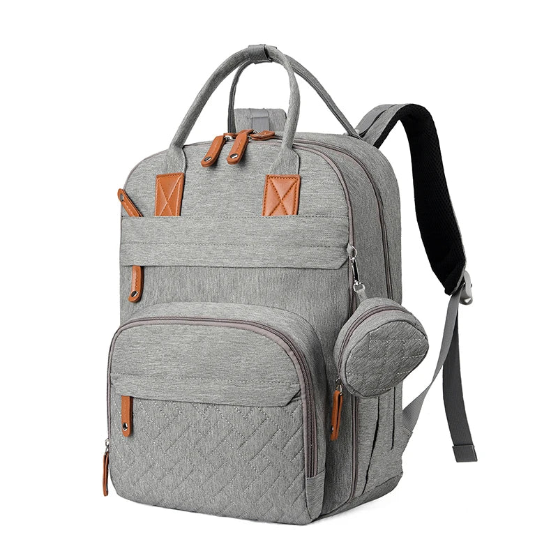 Mochila de Fraldas Multifuncional à Prova d'Água
