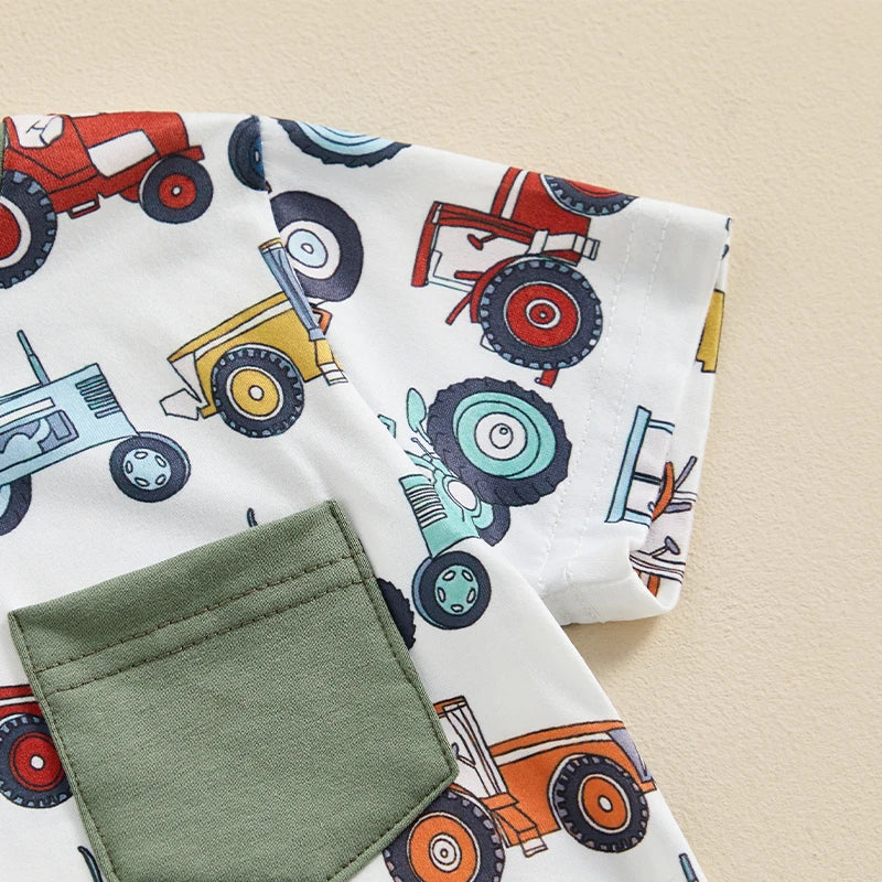 Conjunto Roupa Infantil Meninos Agro Tratores