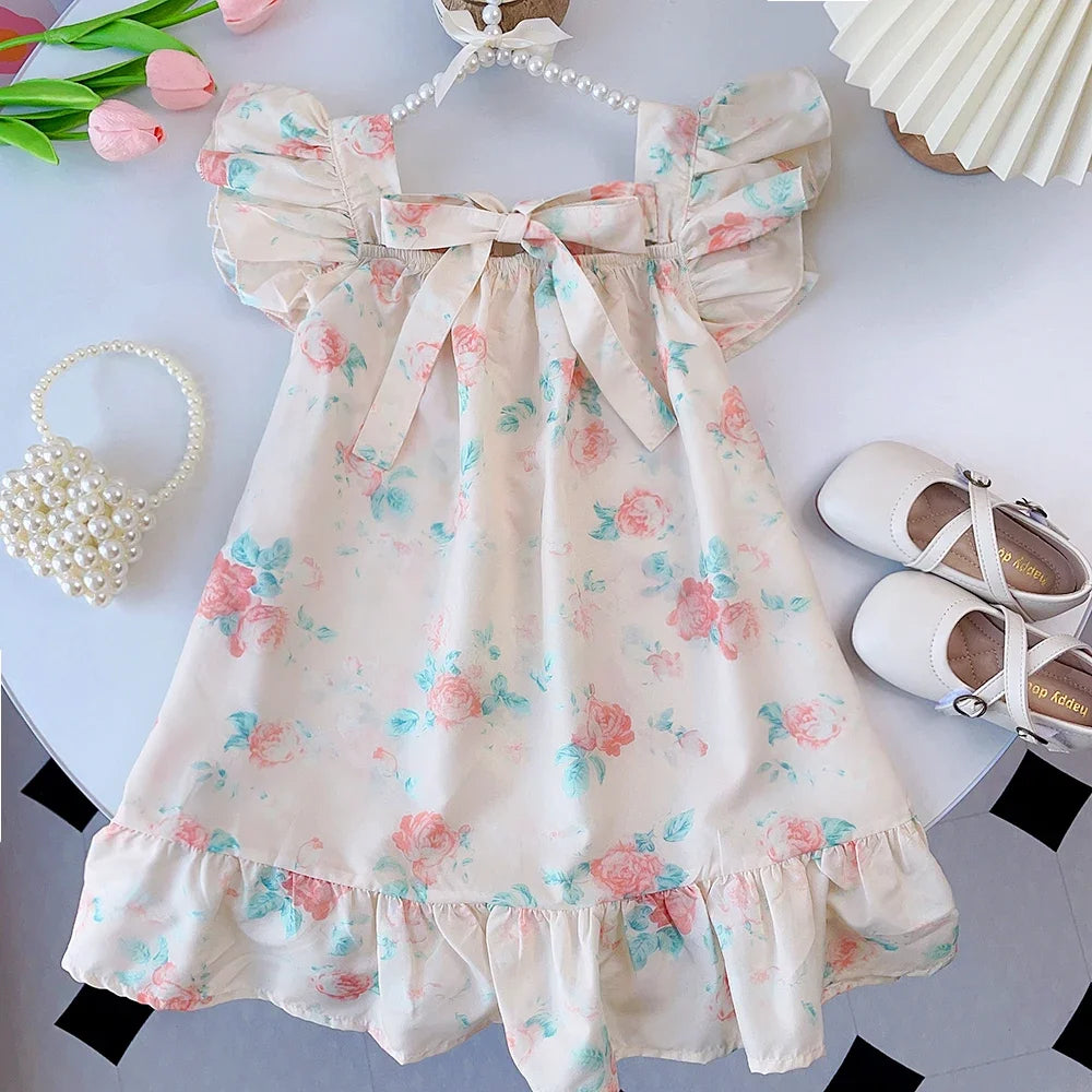 Vestido Princesa Xadrez Rosa Lolita Infantil